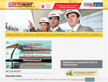 Tablet Screenshot of mobile.elektromont.pl