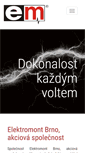 Mobile Screenshot of elektromont.cz